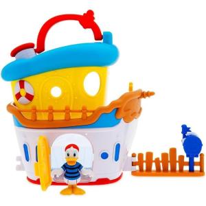 imageDisney Store Official Mickey Mouse Clubhouse Toys Play Set  Interactive Playhouse Junior Mickey Mouse Toys  Poseable Mickey ampamp Pluto Figures 13Piece Set Perfect for ToddlersDonald Duck