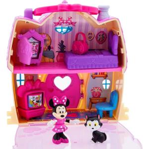 imageDisney Store Official Mickey Mouse Clubhouse Toys Play Set  Interactive Playhouse Junior Mickey Mouse Toys  Poseable Mickey ampamp Pluto Figures 13Piece Set Perfect for ToddlersMinnie Mouse