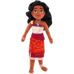 imageDisney Store Official Moana 2 Doll with Detailed Plush Sculpting with Embroidered Features ampamp Tapa Print Dress  Disney Plush with Metallic Heart of Te Fiti Pendant Inspired by Moana 2