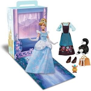 imageDisney Store Official Princess Story Doll  Tinker Bell from Peter Pan 11 Inches Includes Coloring Area and Additional Dress Classic Outfit Perfect for GirlsCinderella