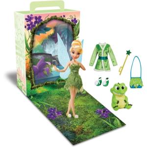 imageDisney Store Official Princess Story Doll  Tinker Bell from Peter Pan 11 Inches Includes Coloring Area and Additional Dress Classic Outfit Perfect for GirlsTinker Belle