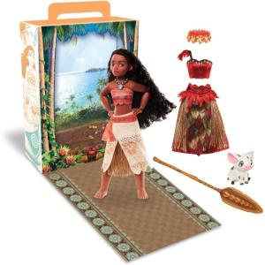 imageDisney Store Official Princess Story Doll  Tinker Bell from Peter Pan 11 Inches Includes Coloring Area and Additional Dress Classic Outfit Perfect for GirlsMoana