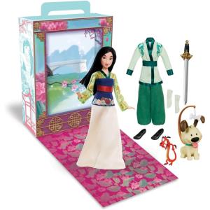 imageDisney Store Official Princess Story Doll  Tinker Bell from Peter Pan 11 Inches Includes Coloring Area and Additional Dress Classic Outfit Perfect for GirlsMulan
