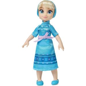 imageDisney Store Official Rapunzel Once Upon a Story Mini Doll Playset Tangled 5 Inch Princess Dolls Girl Toys Birthday Gifts for 4 Year Old GirlsElsa