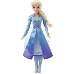imageDisney Store Official Singing Doll Collection  Anna  Fashion Doll with Satin Robe ampamp Dress Styled Hair ampamp Molded Boots  Disney Princess Toys for GirlsElsa