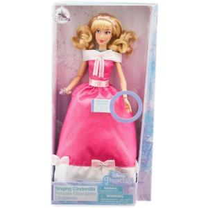 imageDisney Store Official Singing Doll Collection  Anna  Fashion Doll with Satin Robe ampamp Dress Styled Hair ampamp Molded Boots  Disney Princess Toys for GirlsCinderella