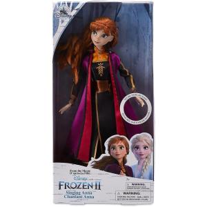 imageDisney Store Official Singing Doll Collection  Anna  Fashion Doll with Satin Robe ampamp Dress Styled Hair ampamp Molded Boots  Disney Princess Toys for GirlsAnna