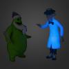 imageDisney Store Action Toys Oogie Boogie and Ezra Action Figure Set  Haunted Mansion Holiday