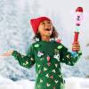 imageDisney Store Official Mickey Mouse Light and Sound Holiday Snow Wand  Interactive Singing ampamp Lights Snowman Wand Toy for Kids