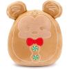 imageDisney Store Official Mickey Mouse Gingerbread Squishmallows Plush  10 Inch Disney Christmas Stuffed Animal with Embroidered Features Detailed Plush Sculpting and Soft Squishy FillGingerbread Mickey