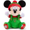 imageDisney Store Official Mickey Mouse Holiday Plushy  My First Christmas 2025 Disney Plush  11 Inch Baby Toy Plushie in Festive Holiday Outfit with Embroidered Features ampamp Plaid Print