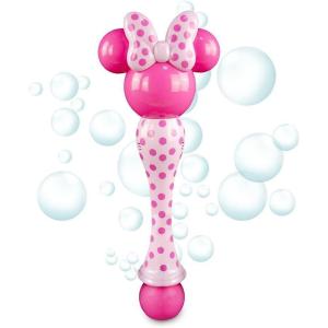 imageDisney Store Official Mickey Mouse Icon Peppermint Swirl Holiday Scented LightUp Bubble Wand  Perfect for Kids ampamp Fans Authentic Design Ideal for Outdoor Play ampamp Parties Durable ampamp Safe for All AgesMinnie Mouse Pink