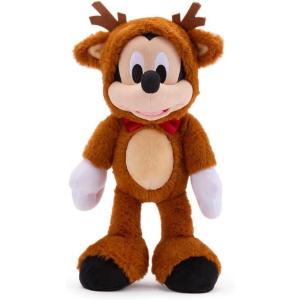 imageDisney Store Official Minnie Mouse Reindeer Holiday Plush  15 Inch Christmas Plush Toy in Reindeer Suit with Sparkling Bow  Disney Stuffed Animals for Boys and GirlsMickey