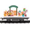 imageDisney Store Official Mickey Mouse ampamp Friends Christmas Train Set  Includes Remote Control Train with 22Piece Circular Track ampamp 7 Festive Figures  Great for Kids who Like Building Toys ampamp Disney Toys