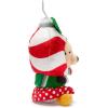 imageDisney Store Official Mini MixIts Plushies  Mickey Mouse Holiday  Cute Stuffed Animals  Mix ampamp Match Detachable Hats  Hook and Loop Strap  Plush Toys for Kids and Collectors 7 InchMinnie Holiday