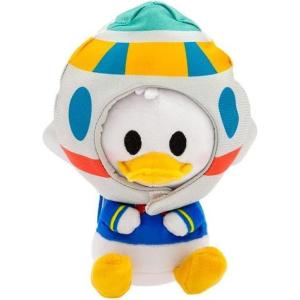 imageDisney Store Official Mini MixIts Plushies  Mickey Mouse Holiday  Cute Stuffed Animals  Mix ampamp Match Detachable Hats  Hook and Loop Strap  Plush Toys for Kids and Collectors 7 InchDonald Duck