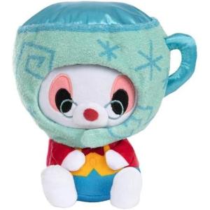 imageDisney Store Official Mini MixIts Plushies  Mickey Mouse Holiday  Cute Stuffed Animals  Mix ampamp Match Detachable Hats  Hook and Loop Strap  Plush Toys for Kids and Collectors 7 InchWhite Rabbit