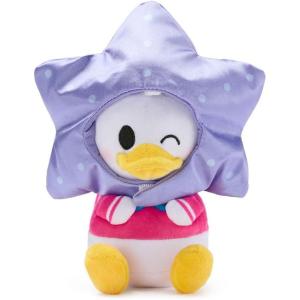 imageDisney Store Official Mini MixIts Plushies  Mickey Mouse Holiday  Cute Stuffed Animals  Mix ampamp Match Detachable Hats  Hook and Loop Strap  Plush Toys for Kids and Collectors 7 InchDonald Pink Shirt