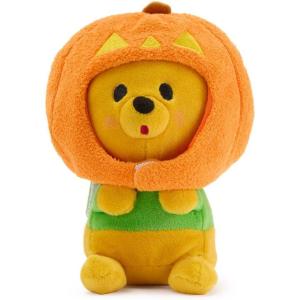 imageDisney Store Official Mini MixIts Plushies  Mickey Mouse Holiday  Cute Stuffed Animals  Mix ampamp Match Detachable Hats  Hook and Loop Strap  Plush Toys for Kids and Collectors 7 InchHalloween Pooh