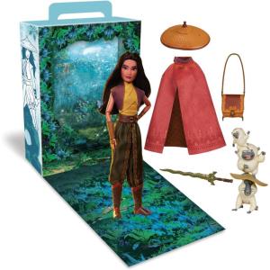 imageDisney Store Official Raya Story Doll  11 Inches  Includes Coloring Book and Additional Dress Princess Doll in Classic Outfit Disney Princess Toys for GirlsRaya