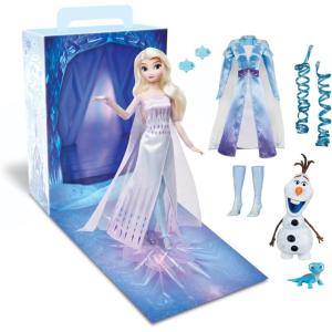 imageDisney Store Official Raya Story Doll  11 Inches  Includes Coloring Book and Additional Dress Princess Doll in Classic Outfit Disney Princess Toys for GirlsElsa