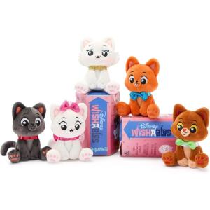 imageDisney Store Official 101 Dalmatians Wishables Shimmer Series  Disney Blind Box Plush  5 Inch Mystery Toys with Detailed Micro Plush Sculpting Embroidered Stars and Shimmering AccentsAristocats