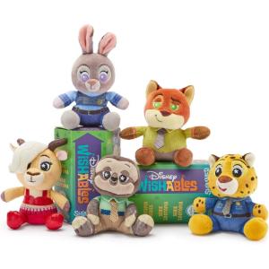 imageDisney Store Official 101 Dalmatians Wishables Shimmer Series  Disney Blind Box Plush  5 Inch Mystery Toys with Detailed Micro Plush Sculpting Embroidered Stars and Shimmering AccentsZootopia