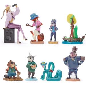 imageDisney Store Official Star Wars The Mandalorian Figure Set  8 Fully Sculpted Star Wars Figures Including The Mandalorian Grogu Ahsoka Tano amp More in DoubleTiered Box with Scenic BackgroundsZootopia 2