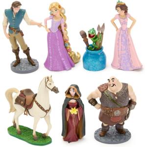 imageDisney Store Official Star Wars The Mandalorian Figure Set  8 Fully Sculpted Star Wars Figures Including The Mandalorian Grogu Ahsoka Tano amp More in DoubleTiered Box with Scenic BackgroundsTangled