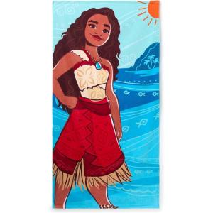 imageDisney Store Official Princess Beach Towel with Screen Art on Topside  Measures 29 x 58  Soft amp Absorbent for Pool or Beach  Bath Towels for Kids Who Love Disney PrincessesMoana
