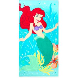 imageDisney Store Official Princess Beach Towel with Screen Art on Topside  Measures 29 x 58  Soft amp Absorbent for Pool or Beach  Bath Towels for Kids Who Love Disney PrincessesAriel