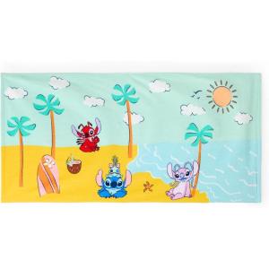 imageDisney Store Official Princess Beach Towel with Screen Art on Topside  Measures 29 x 58  Soft amp Absorbent for Pool or Beach  Bath Towels for Kids Who Love Disney PrincessesLeroy  Stitch