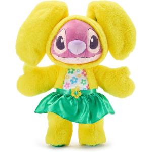 imageDisney Store Official 2026 Stitch Easter Plush  13 Disney Plushy in Easter Bunny Costume with Floppy Ears Satin Bowtie Floral Print Tummy and Embroidered LogoAngel