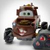 imageDisney Store Official Tow Mater LightUp Remote Control Car  Tow Mater RC Car with Monster Truck Wheels 24GHz Radio Controlled RC Toy with 360 Spin amp LightUp Smoke EffectTow Mater