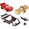 imageDisney Store Official Lightning McQueen Die Cast Set  Cars on The Road Toys  143 Scale Disney Cars Diecast Vehicle with Road Warrior amp Deputy Hazard Makeovers Accessories