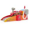imageDisney Store Official Lightning McQueen Mechanic Shop amp Launcher Play Set  Includes Lightning McQueen Toy Car Lift amp Launch Ramp amp Toy Tool  Race Car Kit Inspired by Disney amp Pixars Cars Movies