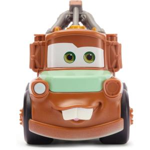 imageDisney Store Official Mater Push N Go Talking Vehicle  Pixar Cars Toys  Talking amp Moving Action  Cars Movie Toys  Engine Reveal amp Catchphrases  Disney Gift for BoysTow Mater