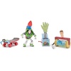 image:imageDisney Store Official Toy Story 5 Figure Set 7 Fully Sculpted Disney Figures Including Woody Buzz Forky Lilypad Bullseye Jessie amp Tech Trio in DoubleTiered Box with Scenic BackgroundsSids Room