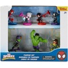 image:imageDisney Store Official Toy Story 5 Figure Set 7 Fully Sculpted Disney Figures Including Woody Buzz Forky Lilypad Bullseye Jessie amp Tech Trio in DoubleTiered Box with Scenic BackgroundsSpidey and Friends
