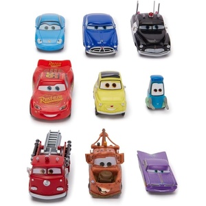 image:imageDisney Store Official Toy Story 5 Figure Set 7 Fully Sculpted Disney Figures Including Woody Buzz Forky Lilypad Bullseye Jessie amp Tech Trio in DoubleTiered Box with Scenic BackgroundsCars