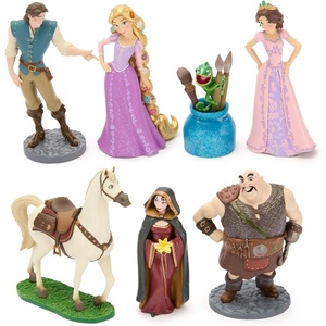 image:imageDisney Store Official Toy Story 5 Figure Set 7 Fully Sculpted Disney Figures Including Woody Buzz Forky Lilypad Bullseye Jessie amp Tech Trio in DoubleTiered Box with Scenic BackgroundsTangled