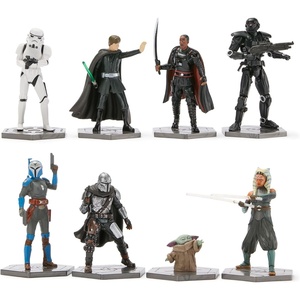 image:imageDisney Store Official Toy Story 5 Figure Set 7 Fully Sculpted Disney Figures Including Woody Buzz Forky Lilypad Bullseye Jessie amp Tech Trio in DoubleTiered Box with Scenic BackgroundsThe Mandalorian