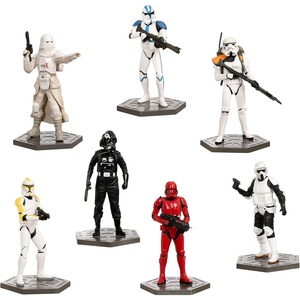 image:imageDisney Store Official Toy Story 5 Figure Set 7 Fully Sculpted Disney Figures Including Woody Buzz Forky Lilypad Bullseye Jessie amp Tech Trio in DoubleTiered Box with Scenic BackgroundsStormtroopers