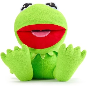 image:imageDisney Store Official Kermit Big Feet Plush  The Muppets Stuffed Animal with Embroidered Features Big Eyes Oversized Flipper Feet  The Muppet Show Frog Toy  10 InchesKermit