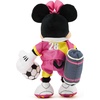 image:imageDisney Store Official Minnie Mouse Soccer Plush  9 12 Mini Bean Bag Plushy  Disney Plush Toy in Soccer Uniform with Detailed Sculpting Embroidered Features amp Bean Bag BottomMinnie Mouse