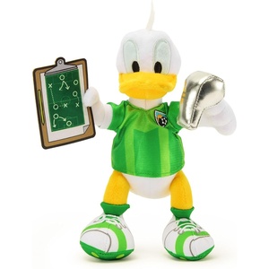 image:imageDisney Store Official Minnie Mouse Soccer Plush  9 12 Mini Bean Bag Plushy  Disney Plush Toy in Soccer Uniform with Detailed Sculpting Embroidered Features amp Bean Bag BottomDaisy Duck